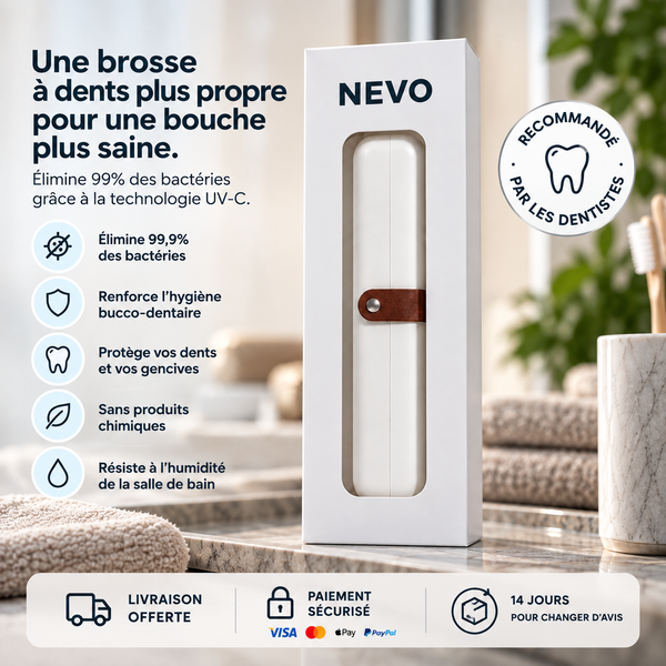NEVO - Stérilisateur de bactéries pour brosse à dents