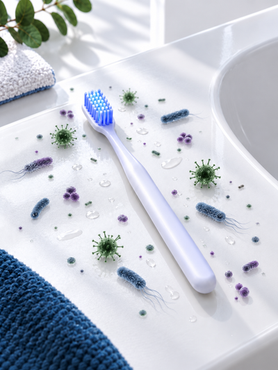 Et si votre brosse à dents était moins propre que vous ne le pensez ? - Before